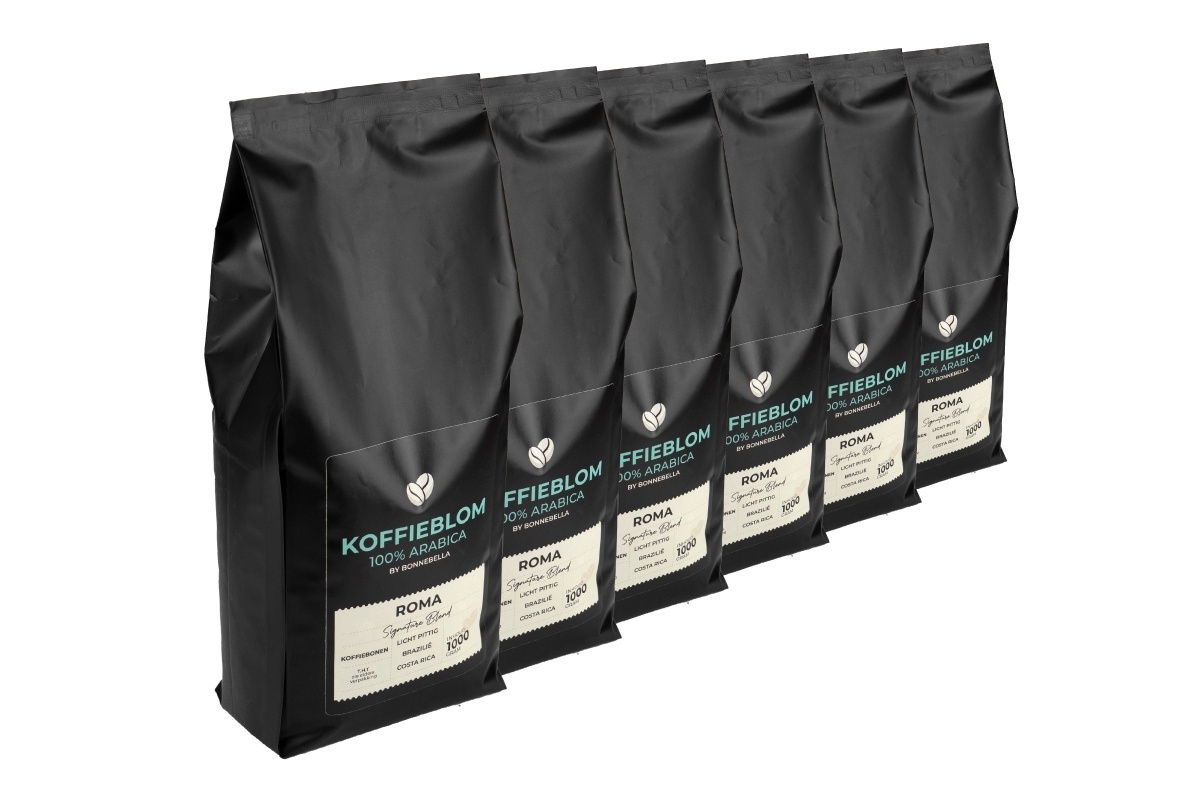 KoffieBlom Arabica Roma 6 x 1kg