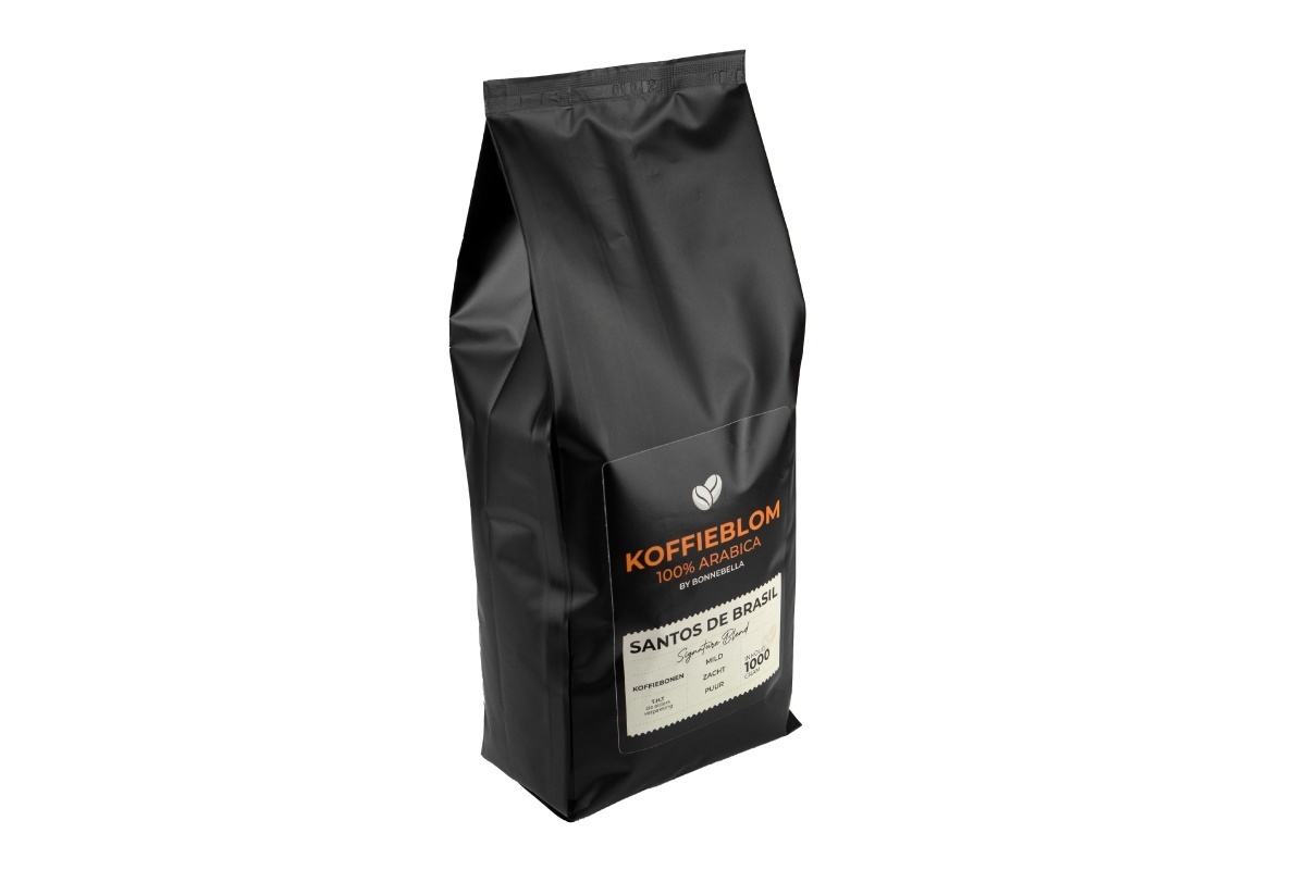 KoffieBlom Arabica Santos de Brasil 1kg