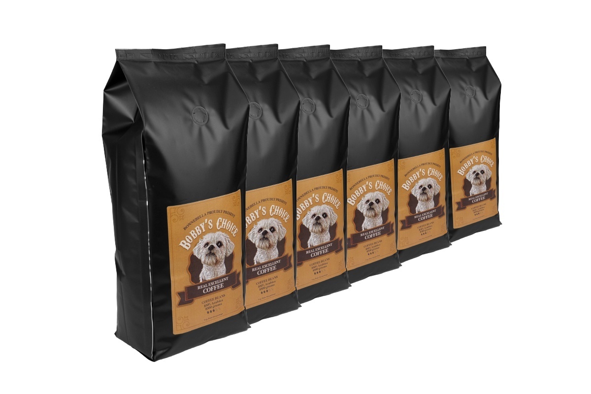 Bobby's Choice koffiebonen 6 x 1kg